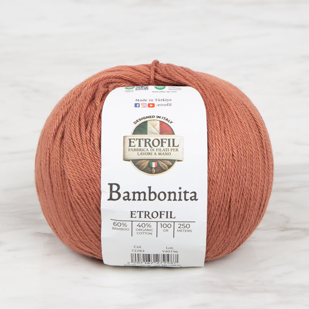 Etrofil Bambonita Tarçın El Örgü İpi - 72283